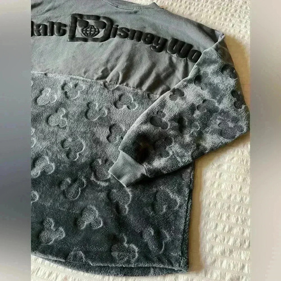 Walt Disney World Fleece Grey Spirit Jersey Size small - Picture 2 of 10